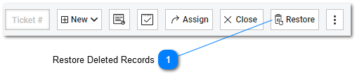 Help Desk - How To Restore Deleted Records